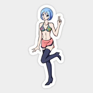 crypto - NFT - manga girl – Kryptine - [Kryptine 74] [1552000] Sticker